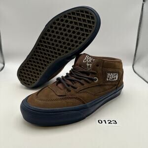 VANS x NICK MICHEL Men's Size 6 Half Cab Suede Brown/Navy Blue